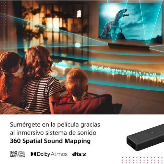 Sony HT-A5000 Barra de Sonido 5.1.2 con Tecnología Dolby Atmos