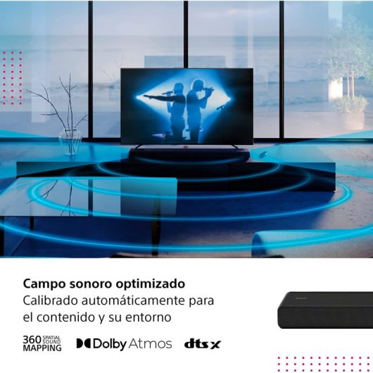 Sony HT-A3000 Barra de Sonido 3.1 con Tecnología Dolby Atmos