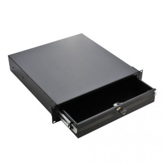 Kimex Cajón Deslizante para Armario Rack 19" 2U