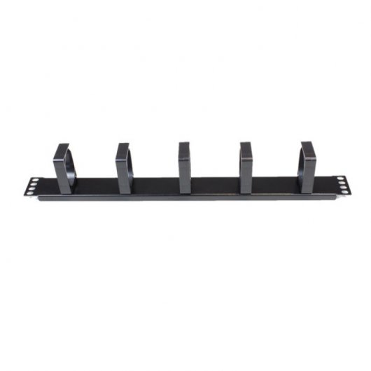 Panneau de guidage de câbles Kimex avec 5 anneaux en plastique pour ...