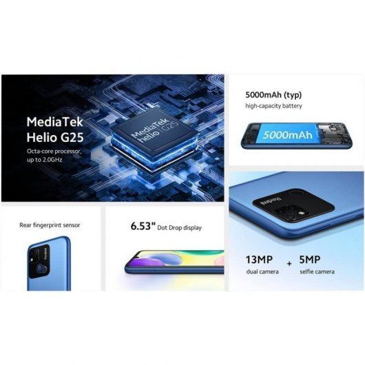 Xiaomi Redmi 10A 3/64GB Azul Libre