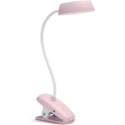 Philips DonutClip LED-Tischleuchte 3W Rosa