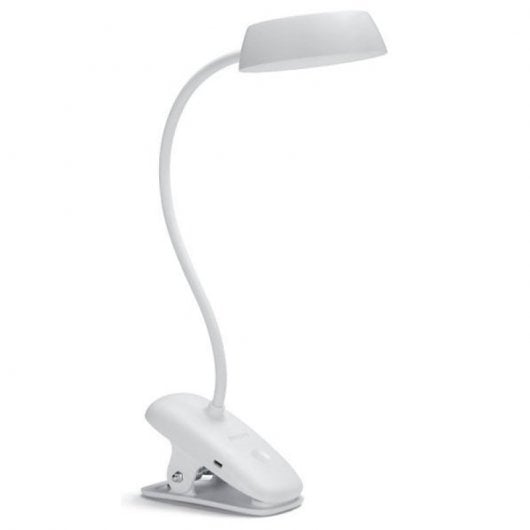 Philips DonutClip 3W weiße LED-Tischleuchte