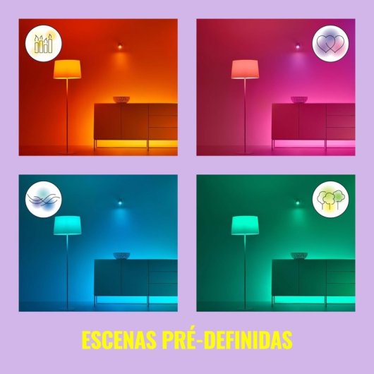 WiZ Squire WiFi LED Tischleuchte 9W RGB