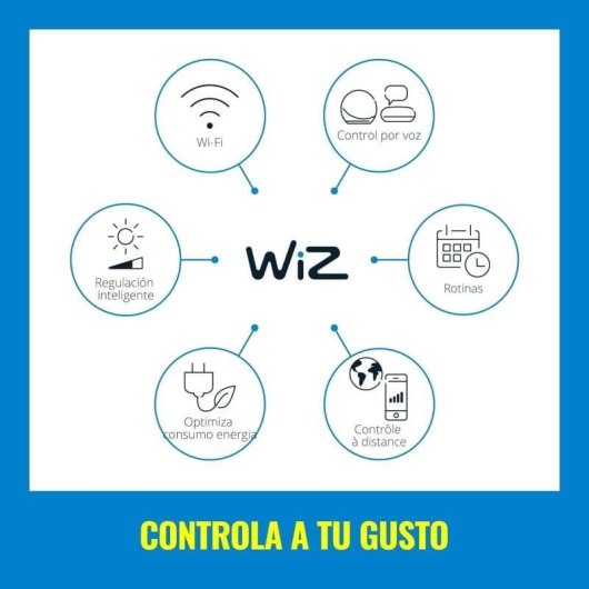 Lâmpada Portátil WiZ 13.5W 400lm RGB WiFi