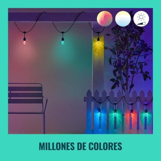 Wiz Outdoor Catena Luminosa Luce Esterna RGB IP65