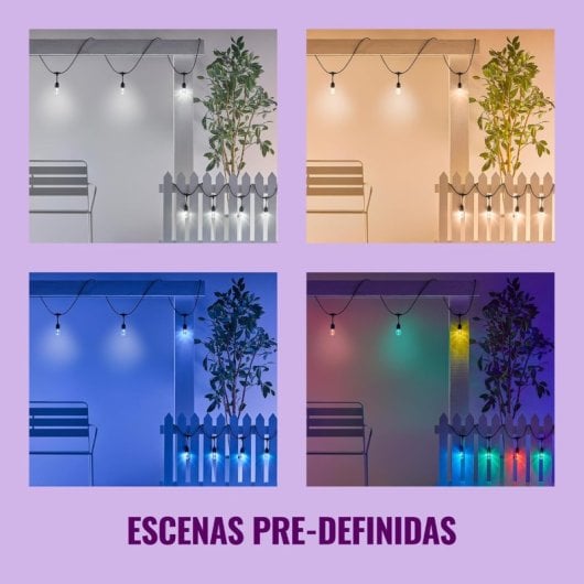 Wiz Outdoor Catena Luminosa Luce Esterna RGB IP65