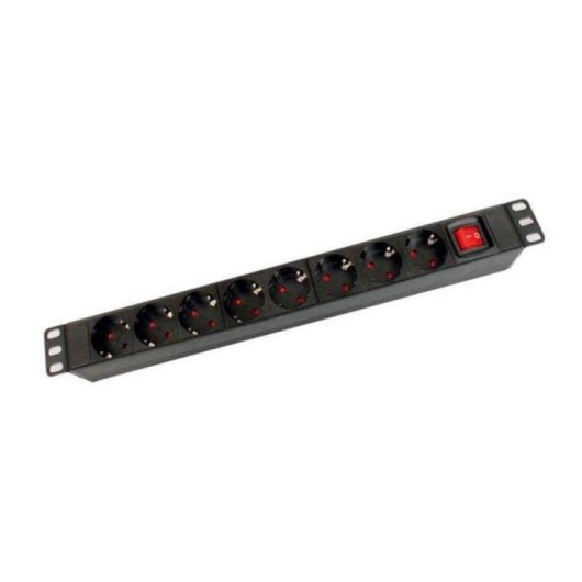 Presa per Rack 19" Kimex 8 Interruttore 1U