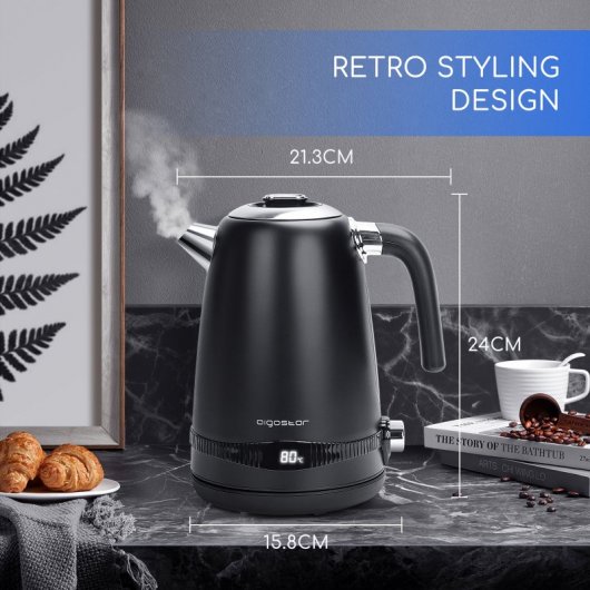 Aigostar Loki Hervidor de Agua 1.7L  2200W