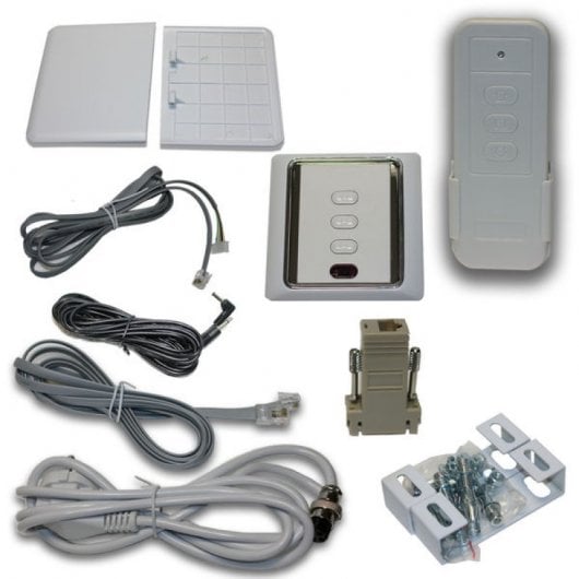 Kimex Pantalla de Proyección Eléctrica Empotrable 2.60x1.63m Formato 16:10 Función WiFi