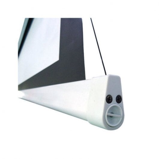 Schermo per Proiezioni Elettrico Tensionato Kimex 3,20x1,80m Formato 16:9 Wi-Fi Bianco