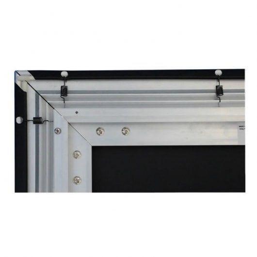 Kimex Tela de Projeção Fixa com Moldura Ultrafina 2.40x1.35m Formato 16:9