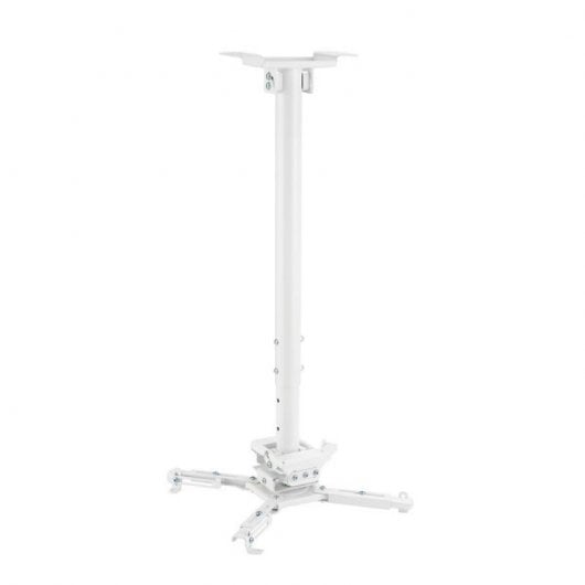 Kimex Soporte de Techo para Proyectores Altura 60-90cm Blanco