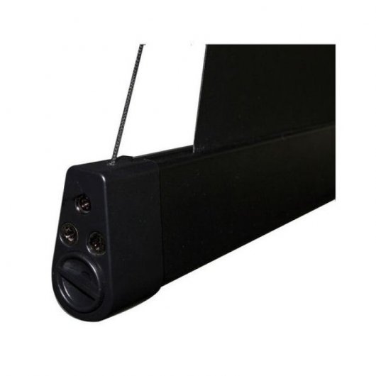 Kimex Pantalla de Proyección Motorizada Tensionada 3.20x1.80m Formato 16:9 Wi-Fi Negra