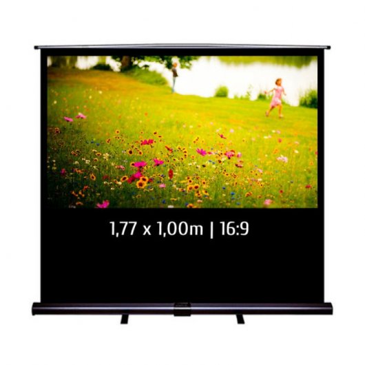 Schermo per proiezioni portatile Kimex 1,77x1m Formato 16:9