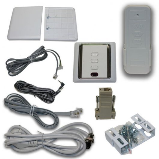 Kimex Pantalla de Proyección Eléctrica Empotrable 2.60x1.95m Formato 4:3 Función Wi-Fi