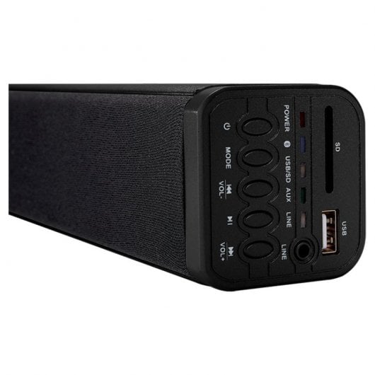 Thomson SB250BT Barra de Sonido Bluetooth + Subwoofer 200W Negra