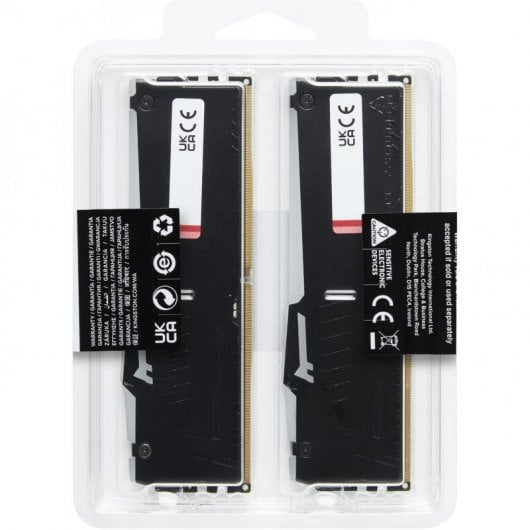 Kingston FURY Beast RGB Technology module de mémoire 32 Go 2 x 16 Go DDR5 5200 MHz CL36