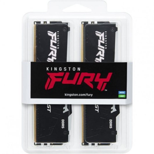 Kingston FURY Beast RGB Technology module de mémoire 32 Go 2 x 16 Go DDR5 5200 MHz CL36