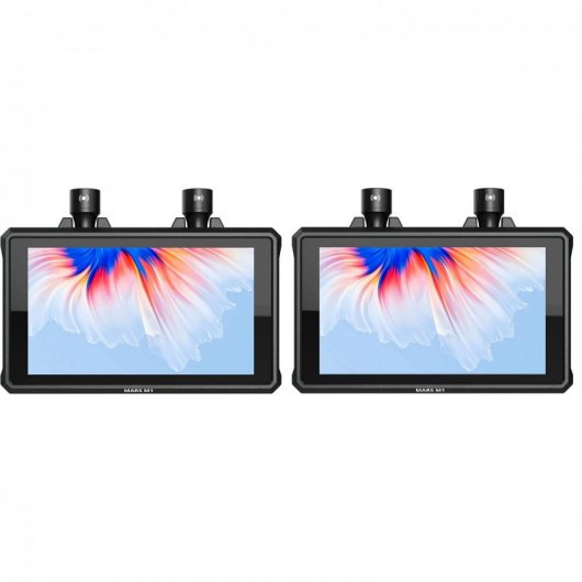 Hollyland Pack 2 MARS M1 Monitor de Campo de Cámara 4K Transmisión de Vídeo Inalámbrica 5.5" Táctil