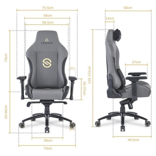 Forgeon Spica Leather Silla Gaming Gris