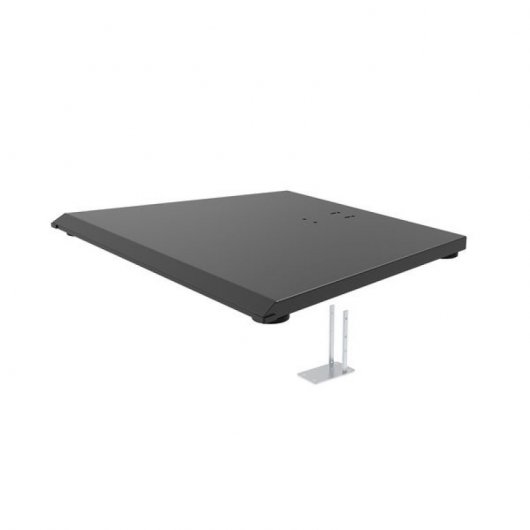 Kimex Soporte de Suelo para 2 Pantallas de TV 43"-49" Altura 175cm VESA 400x400 Máx 50Kg
