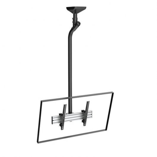 Kimex Support Plafond pour TV 43"-75" Hauteur 175cm VESA 600x400 Max 50Kg