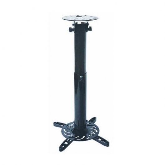Kimex Soporte de Techo para Proyectores Altura Ajustable 50-77cm Negro