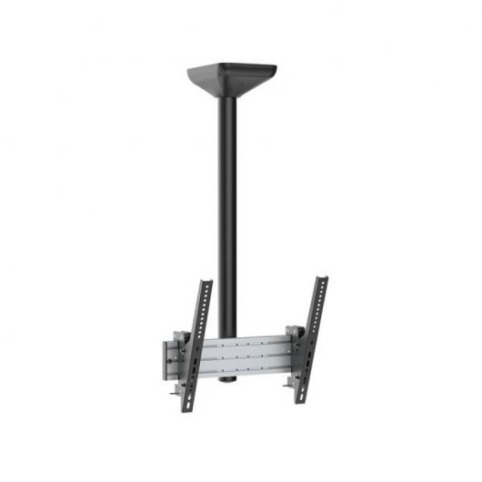 Kimex Supporto da Soffitto Inclinabile per TV 43"-75" Modalità Verticale Altezza 100cm VESA 400x400 Max 50Kg