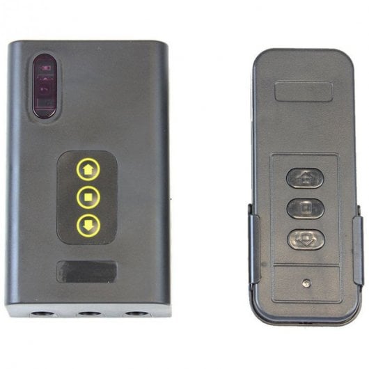 Set ricevitore Kimex + telecomando a infrarossi IR Nero