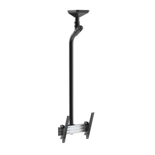 Kimex Supporto da Soffitto Inclinabile per TV 43"-75" Modalità Verticale Altezza 175cm VESA 400x400 Max 50Kg