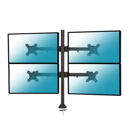 Support de table Kimex pour 4 moniteurs 13"-24" VESA 100x100 Max 10Kg