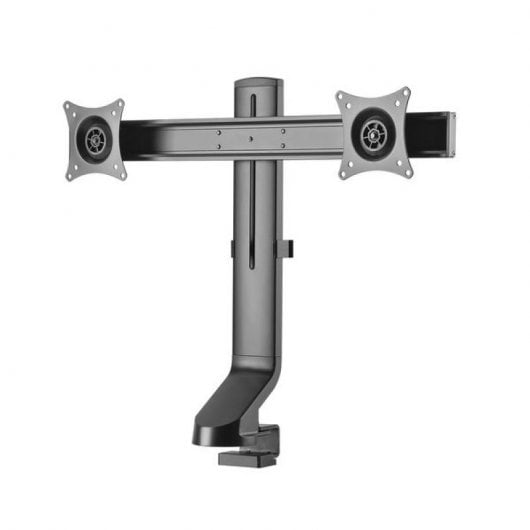 Kimex Soporte de Mesa Doble Brazo para Monitor 17"-27" VESA 100x100 Máx. 7Kg