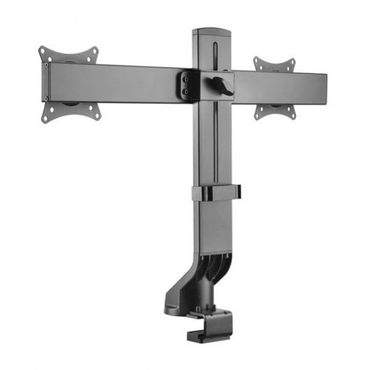 Kimex Soporte de Mesa Doble Brazo para Monitor 17"-27" VESA 100x100 Máx. 7Kg