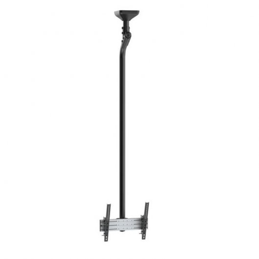 Kimex Soporte de Techo Inclinable para TV 43"-75" Modo Vertical Altura 225cm VESA 400x400 Máx. 50Kg