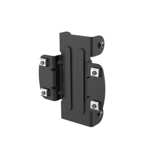 Kimex Soporte de Suelo Atornillable para 3 Pantallas de TV 40"-65" Altura 240cm VESA 600x400 Máx 50Kg