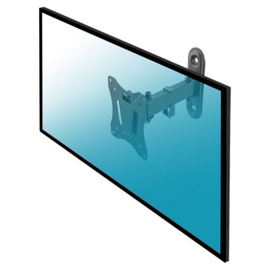 Kimex Support mural TV inclinable et pivotant 13"-27" VESA 100x100 Max. 25Kg