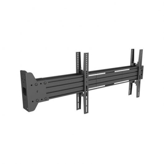 Kimex Soporte de Pared para 2 Pantallas de TV 32"-65" VESA 400x400 Máx. 30Kg