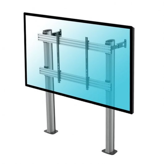 Kimex Soporte de Suelo Atornillable para Pantallas de TV 70"-120" VESA 1200x800 Máx 150Kg