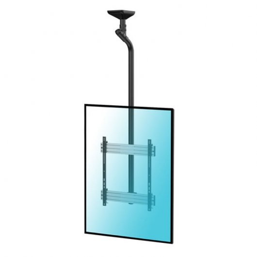 Kimex Soporte de Techo para TV 65"-75" Modo Vertical Altura 225cm VESA 800x600 Máx 50Kg