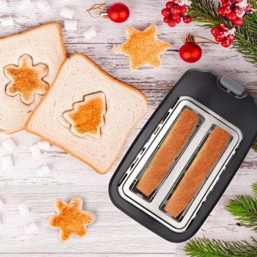Aigostar Warrior Tostador 2 Ranuras 750W