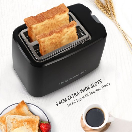Aigostar Warrior Tostador 2 Ranuras 750W