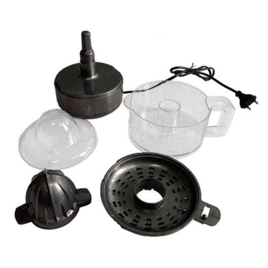 Sauber Serie 5-05 Exprimidor 30W, 0,5L, Filtro regulador de pulpa, Giro bidireccional, Gris/Transparente