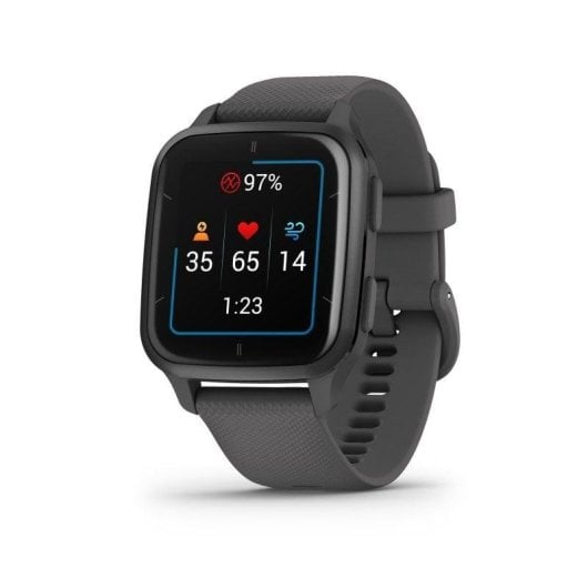 Garmin Venu Sq 2 Bluetooth GPS 40mm AMOLED Gris Étanche 5ATM Pulsomètre SpO2