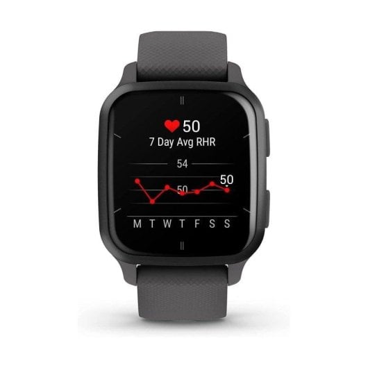 Garmin Venu Sq 2 Bluetooth GPS 40mm AMOLED Gris Étanche 5ATM Pulsomètre SpO2