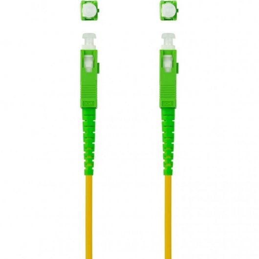 Cavo in fibra ottica nanocavo SC/APC monomodale G657A2 3 m Giallo