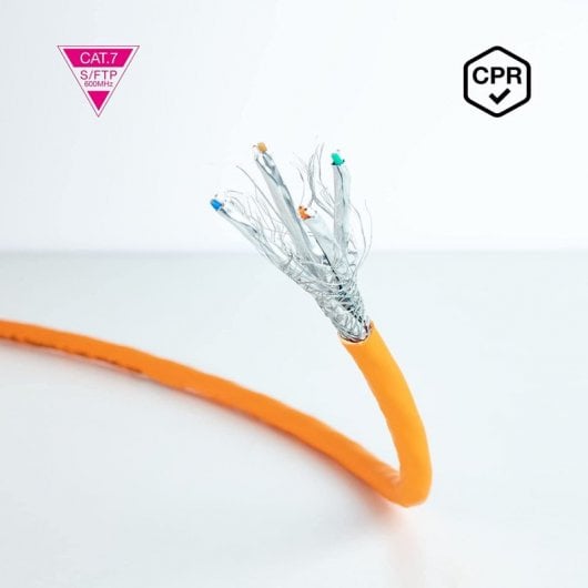 Cavo di rete Nanocable Coil Cat.7 SFTP PIMF AWG23 305m Arancione