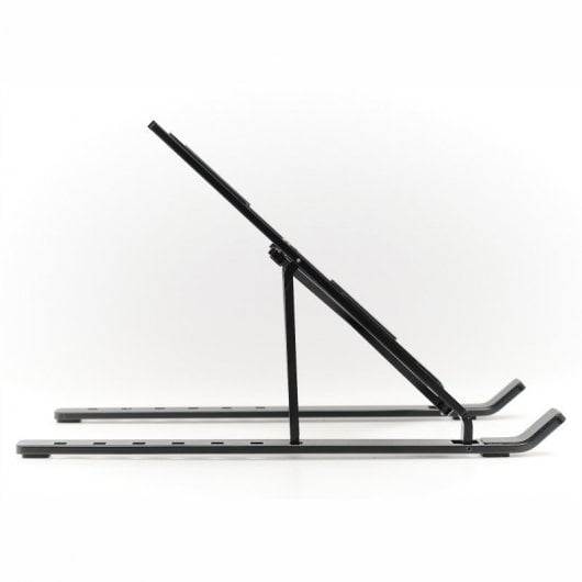 Iggual Soporte Portátil Plegable Aluminio Negro 17"