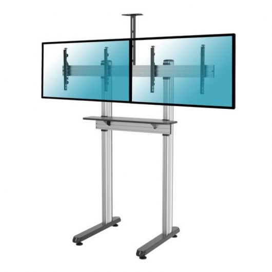 Kimex Suporte de Vídeo-Conferências para 2 Ecrãs de TV 45"-55" VESA 600x400 Máx. 50Kg
