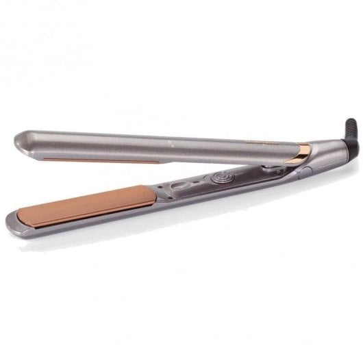 Prancha de Cabelo Cerâmica BaByliss Elegance 235 235ºC 10 Configurações Desligar Automático Cinzento